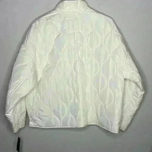 LUCKY BRAND- Off White Puffer Jacket Sz L NWT - Picture 7 of 9